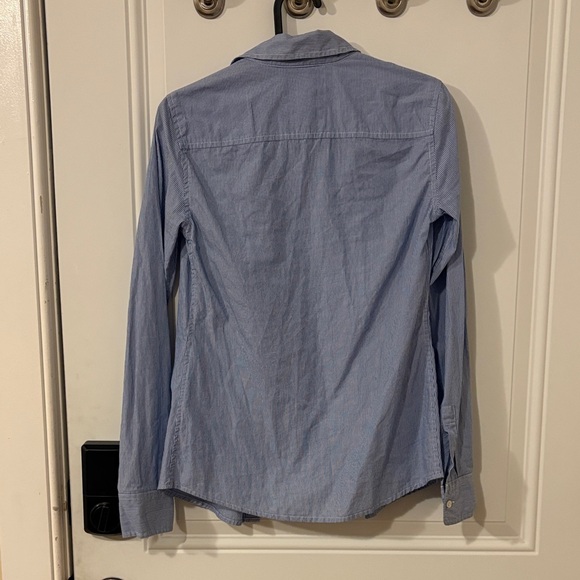 Talula Blue Button-Up Striped Shirt - Picture 3 of 5